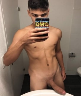 Twink with a very big cock