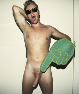 Nude guy with a big cock