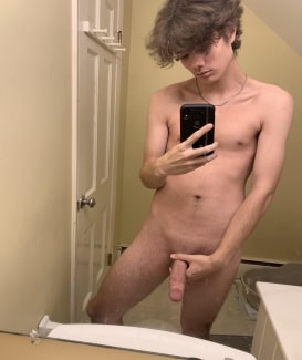 Nude boy self picture