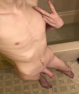 Short smooth shaved cock