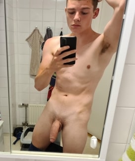 Sexy boy with a big dick