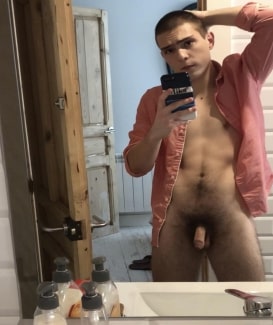 Soft hairy uncut cock
